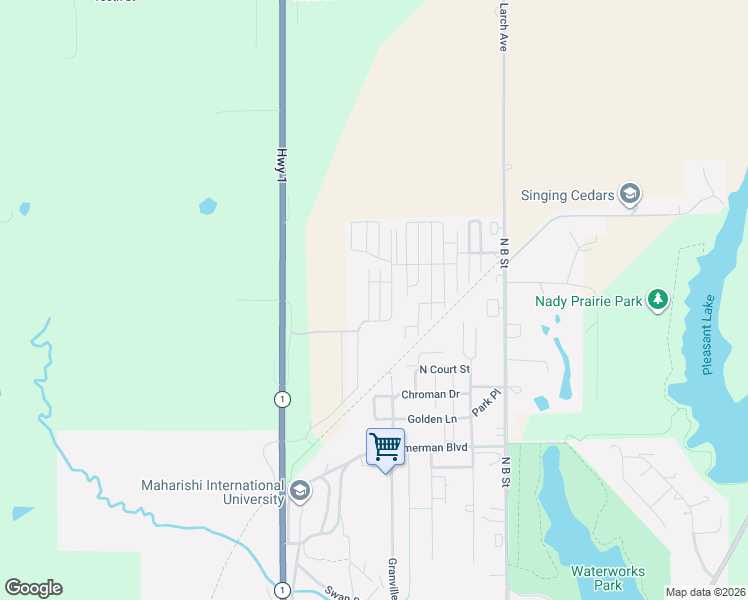 map of restaurants, bars, coffee shops, grocery stores, and more near 2000-2034 Jade Lane in Fairfield
