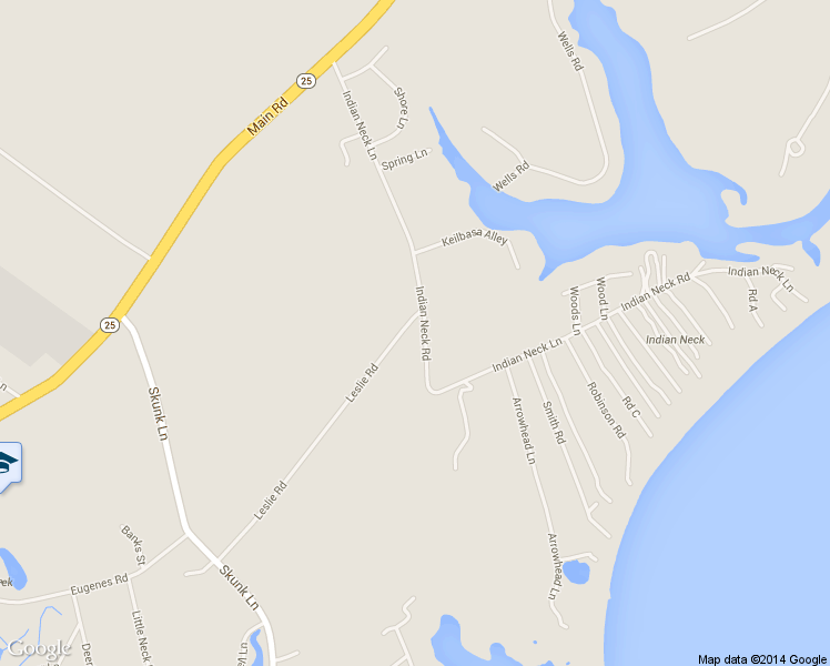 map of restaurants, bars, coffee shops, grocery stores, and more near 3100 Indian Neck Lane in Peconic