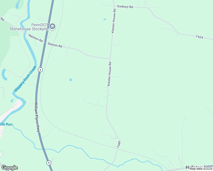 map of restaurants, bars, coffee shops, grocery stores, and more near 216 Kiester House Road in Slippery Rock