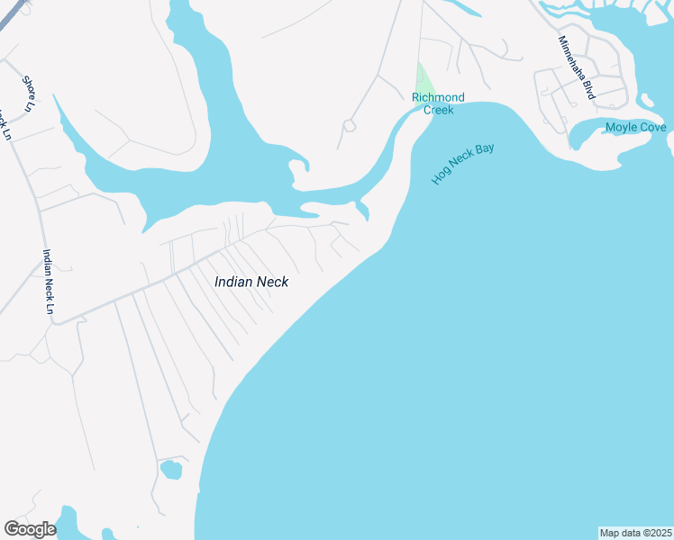 map of restaurants, bars, coffee shops, grocery stores, and more near 7134 Indian Neck Lane in Peconic