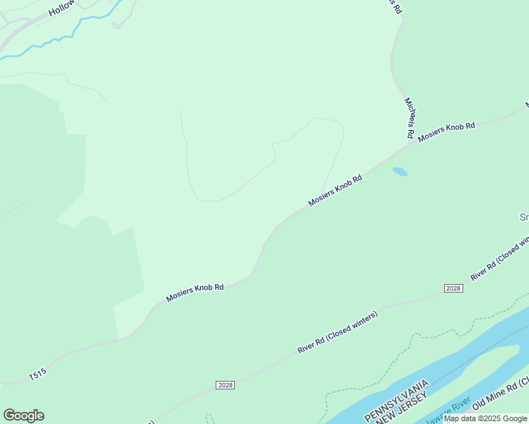 map of restaurants, bars, coffee shops, grocery stores, and more near 502 Mosiers Knob Road in East Stroudsburg