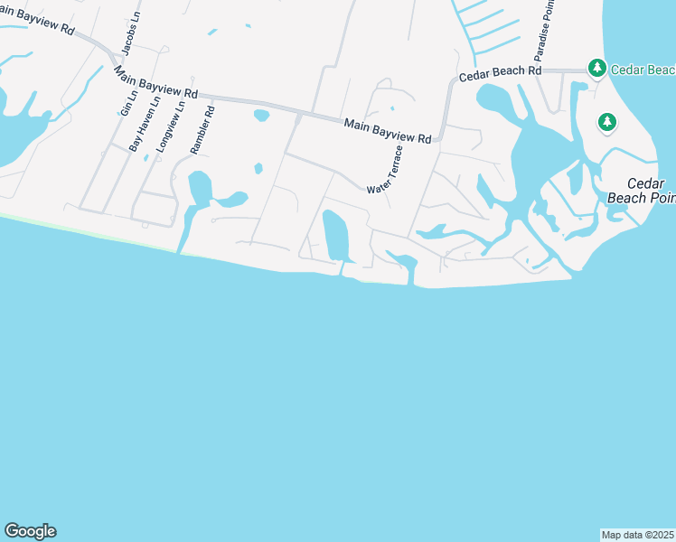 map of restaurants, bars, coffee shops, grocery stores, and more near 550 West Lake Drive in Southold