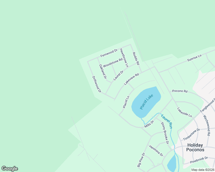 map of restaurants, bars, coffee shops, grocery stores, and more near 534 Oakland Drive in Albrightsville