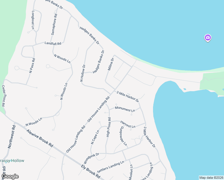 map of restaurants, bars, coffee shops, grocery stores, and more near 131 Old House Landing Road in East Hampton