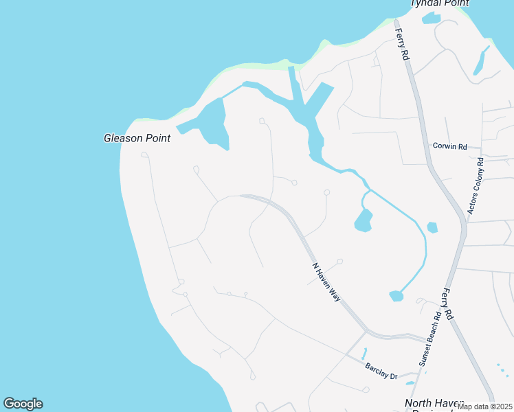 map of restaurants, bars, coffee shops, grocery stores, and more near 77 North Haven Way in Sag Harbor