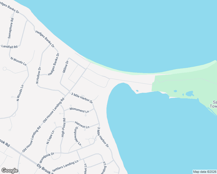 map of restaurants, bars, coffee shops, grocery stores, and more near 20 Sammys Beach Road in East Hampton