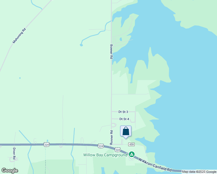 map of restaurants, bars, coffee shops, grocery stores, and more near 1557 Bonner Road in Deerfield