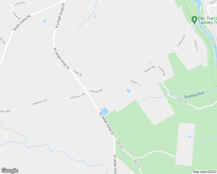 map of restaurants, bars, coffee shops, grocery stores, and more near 27 Tannery Road in White Haven
