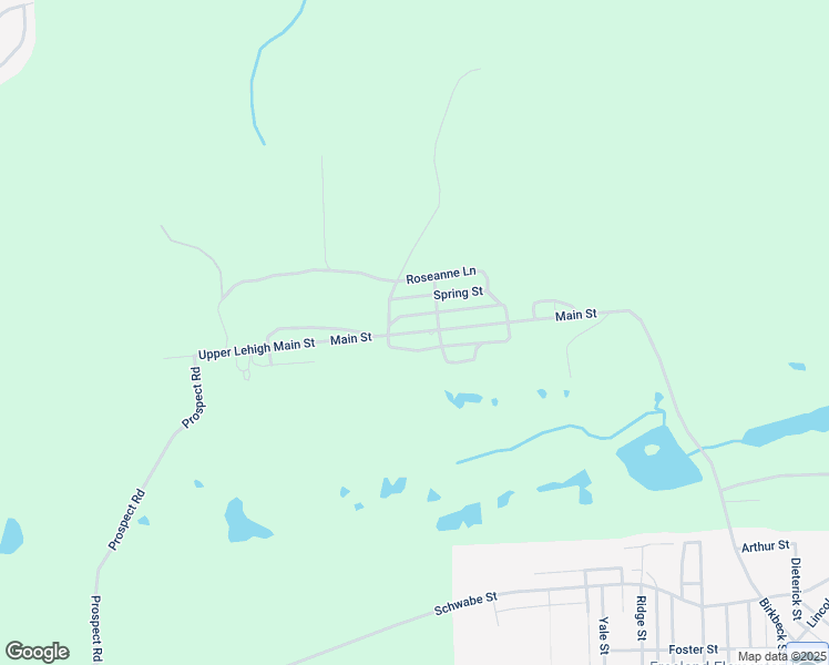 map of restaurants, bars, coffee shops, grocery stores, and more near 104 Main Street in Freeland
