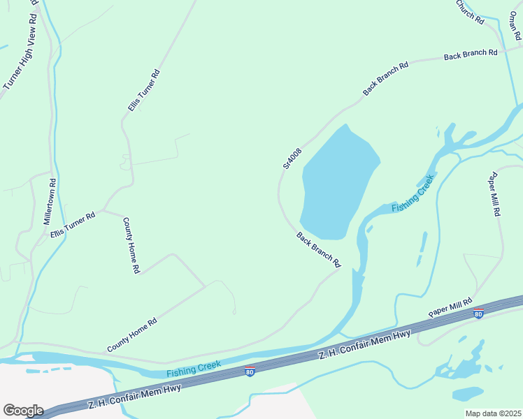 map of restaurants, bars, coffee shops, grocery stores, and more near 804 Back Branch Road in Bloomsburg
