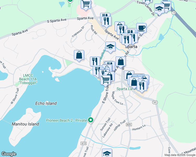 Lake Mohawk Country Club Boardwalk, Sparta NJ Walk Score