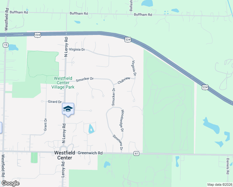 map of restaurants, bars, coffee shops, grocery stores, and more near 6545 Smucker Drive in Seville