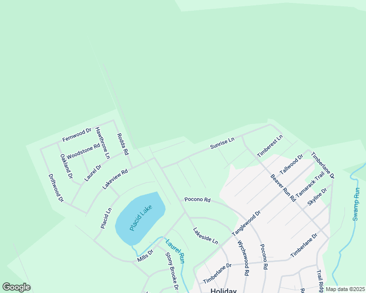 map of restaurants, bars, coffee shops, grocery stores, and more near Pinecrest Lane in ALBRIGHTSVLLE