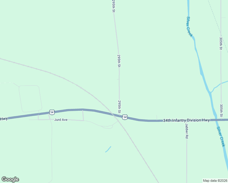 map of restaurants, bars, coffee shops, grocery stores, and more near 58804 295th Street in Malvern