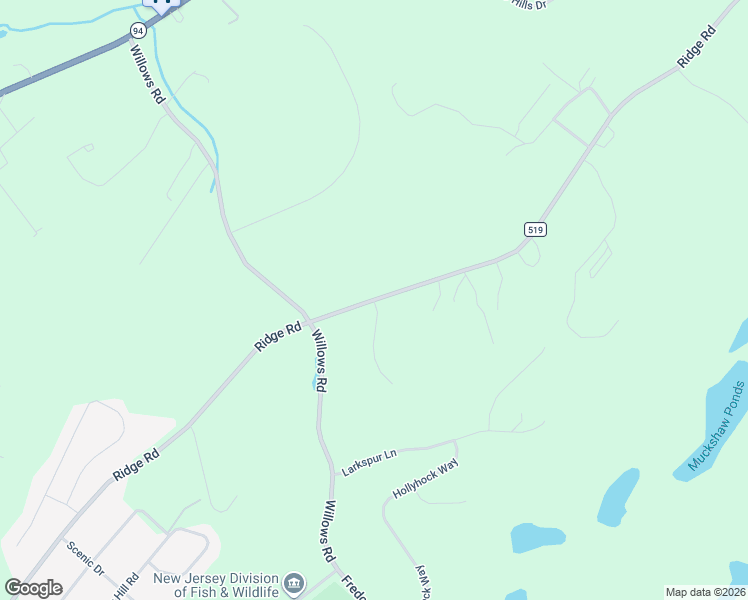 map of restaurants, bars, coffee shops, grocery stores, and more near 384 Ridge Road in Newton