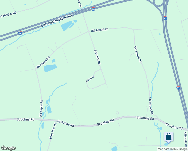 map of restaurants, bars, coffee shops, grocery stores, and more near 15 Fawn Drive in Drums