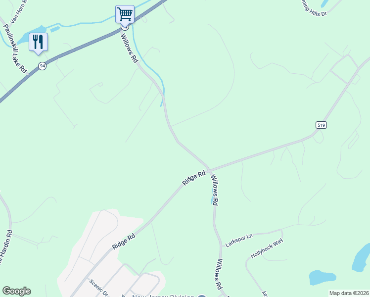 map of restaurants, bars, coffee shops, grocery stores, and more near 205 Willows Road in Newton