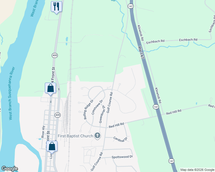 map of restaurants, bars, coffee shops, grocery stores, and more near in Milton