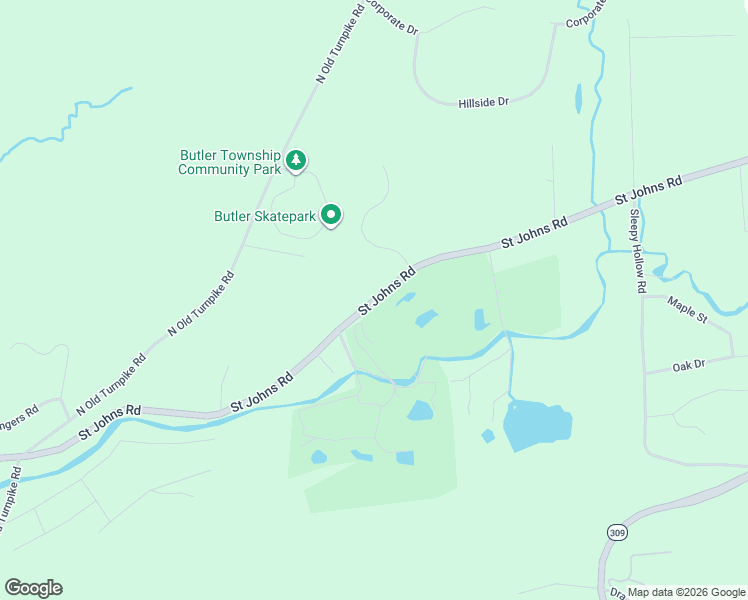 map of restaurants, bars, coffee shops, grocery stores, and more near 24 Riccardi Drive in Drums