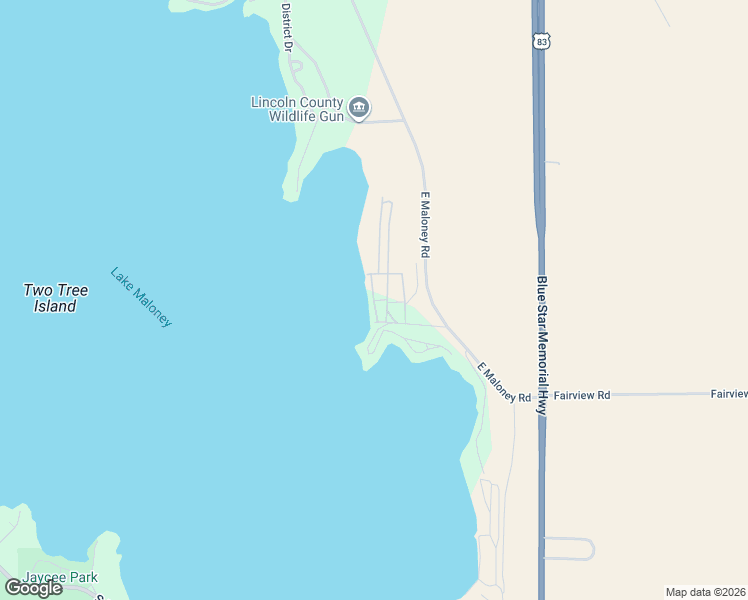 map of restaurants, bars, coffee shops, grocery stores, and more near Frontier Drive in North Platte