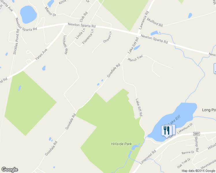 map of restaurants, bars, coffee shops, grocery stores, and more near 11 Goodale Road in Newton