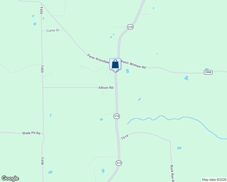 map of restaurants, bars, coffee shops, grocery stores, and more near 2147 Highway 310 in Reynoldsville