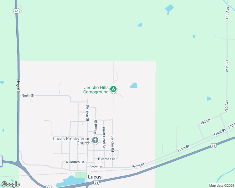 map of restaurants, bars, coffee shops, grocery stores, and more near 801 Jericho Road in Lucas