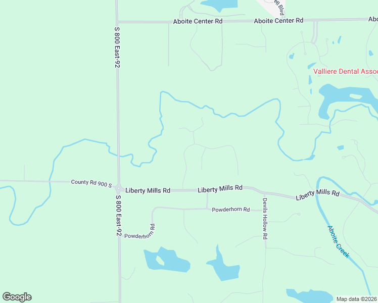 map of restaurants, bars, coffee shops, grocery stores, and more near 5110 Halley View Run in Fort Wayne