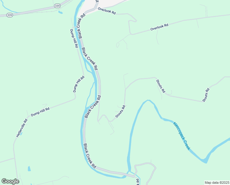 map of restaurants, bars, coffee shops, grocery stores, and more near Stouts Road in Nescopeck
