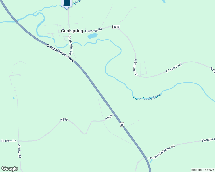 map of restaurants, bars, coffee shops, grocery stores, and more near in Coolspring