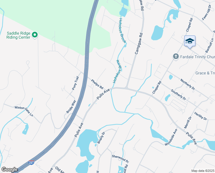 map of restaurants, bars, coffee shops, grocery stores, and more near 216 Pulis Avenue in Franklin Lakes