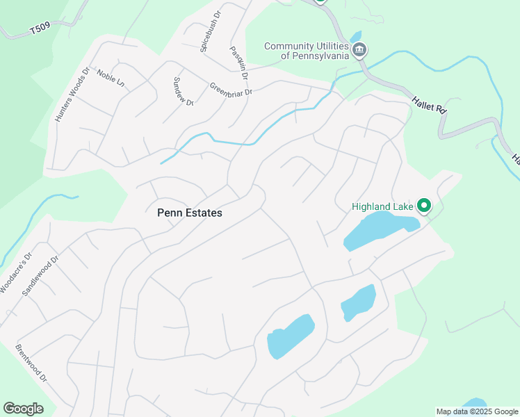map of restaurants, bars, coffee shops, grocery stores, and more near 239 Kensington Dr in East Stroudsburg