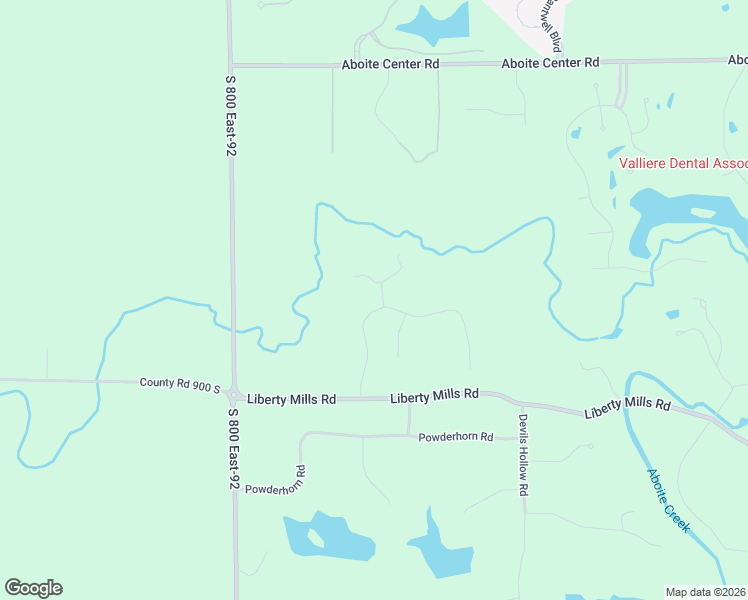 map of restaurants, bars, coffee shops, grocery stores, and more near 5110 Halley View Run in Fort Wayne