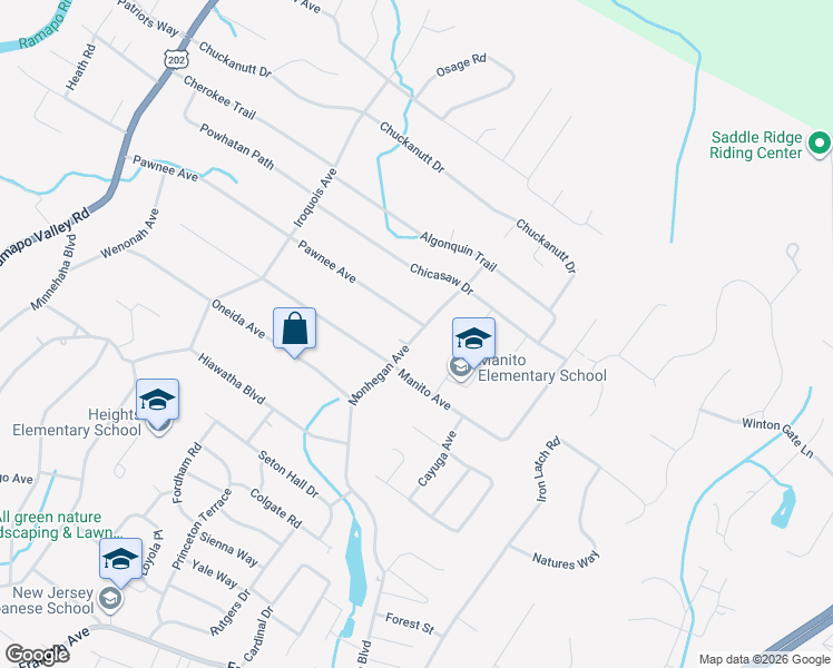 map of restaurants, bars, coffee shops, grocery stores, and more near 70 Monhegan Avenue in Oakland