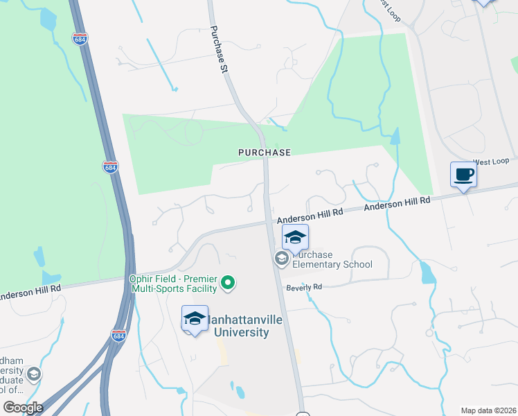 map of restaurants, bars, coffee shops, grocery stores, and more near 5 Pondview East in Harrison