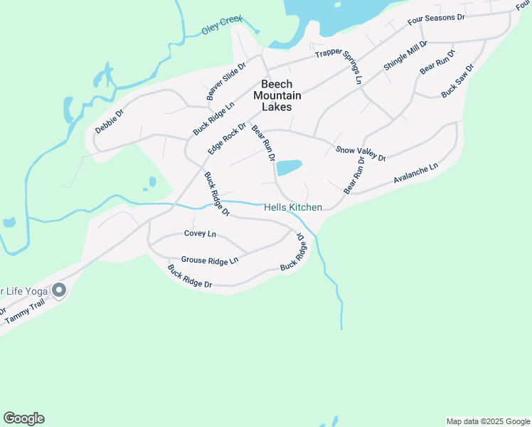 map of restaurants, bars, coffee shops, grocery stores, and more near 213 Buck Ridge Drive in Drums