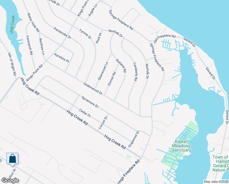 map of restaurants, bars, coffee shops, grocery stores, and more near 5 Rutland Road in East Hampton