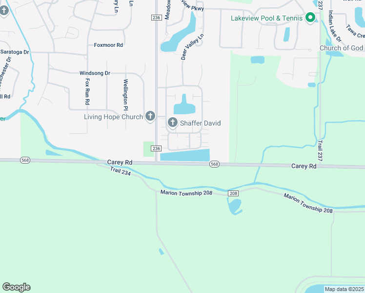 map of restaurants, bars, coffee shops, grocery stores, and more near 2670 Arbors Parkway South in Findlay