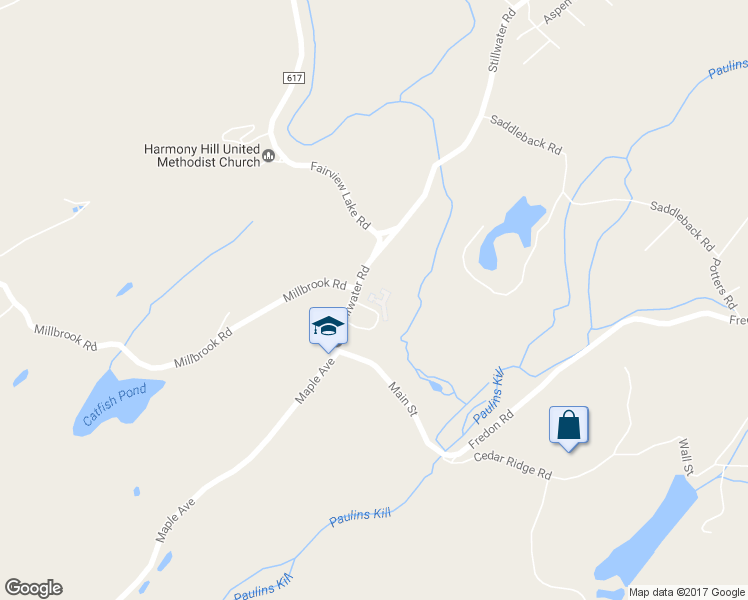 map of restaurants, bars, coffee shops, grocery stores, and more near 904 Stillwater Road in Stillwater Township