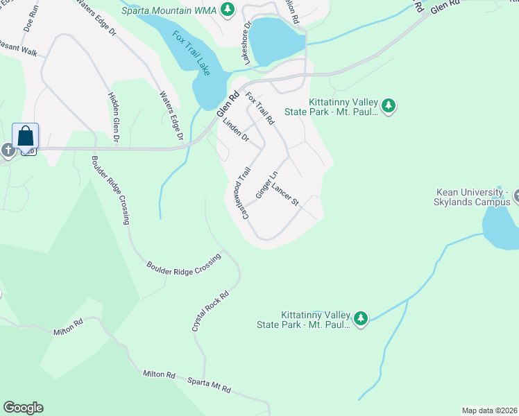 map of restaurants, bars, coffee shops, grocery stores, and more near 10 Ginger Lane in Sparta