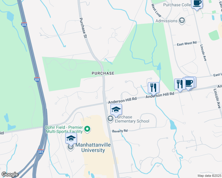 map of restaurants, bars, coffee shops, grocery stores, and more near 3031 Purchase Street in Harrison