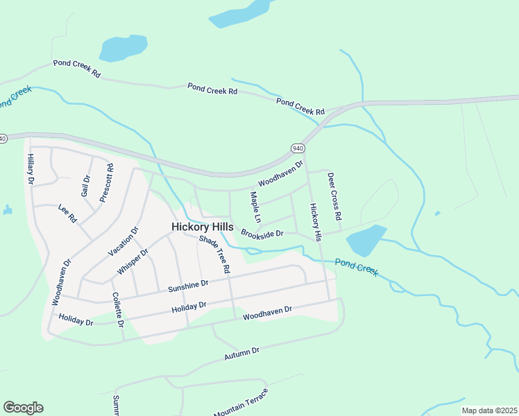 map of restaurants, bars, coffee shops, grocery stores, and more near 27 Pond Creek Drive in White Haven