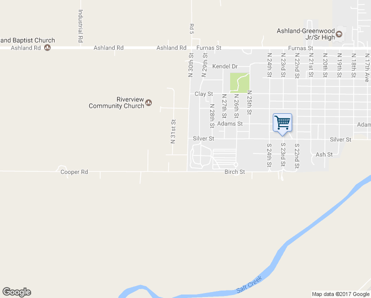 map of restaurants, bars, coffee shops, grocery stores, and more near 440 South 30th Street in Ashland