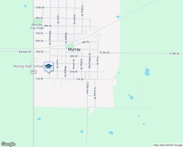 map of restaurants, bars, coffee shops, grocery stores, and more near 129 McClellan Street in Murray