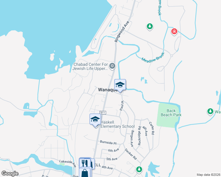map of restaurants, bars, coffee shops, grocery stores, and more near in Wanaque