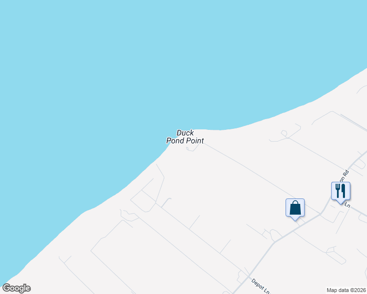 map of restaurants, bars, coffee shops, grocery stores, and more near 3800 Dignans Road in Cutchogue