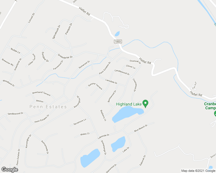 map of restaurants, bars, coffee shops, grocery stores, and more near 31 Candlewood Drive in East Stroudsburg