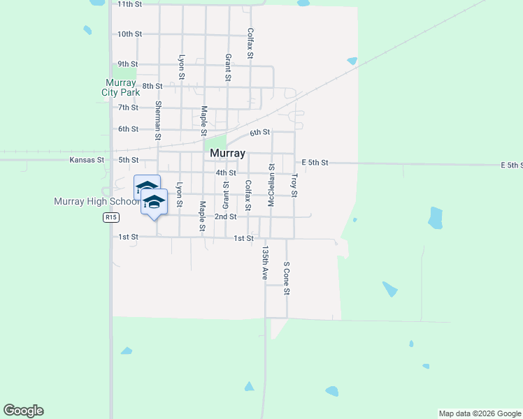 map of restaurants, bars, coffee shops, grocery stores, and more near 129 McClellan Street in Murray