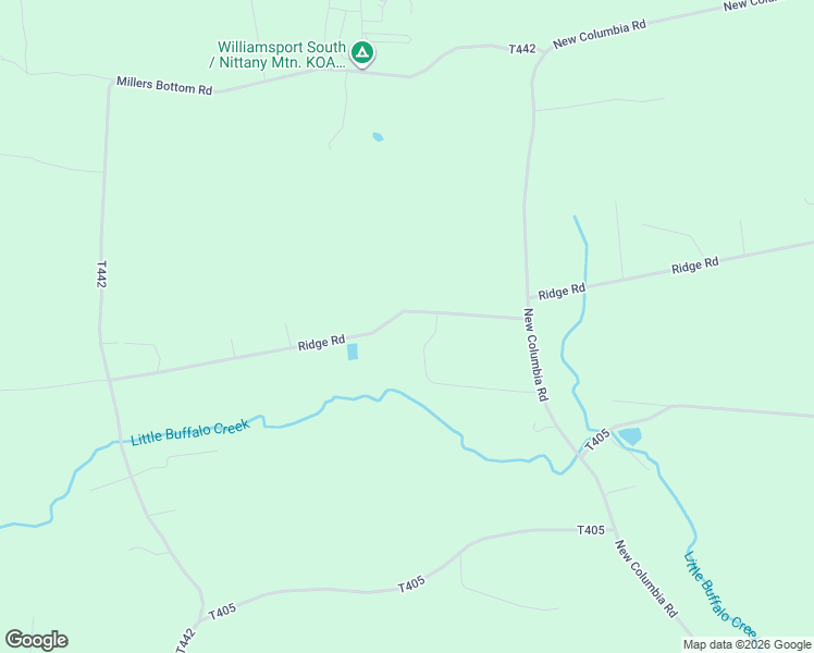 map of restaurants, bars, coffee shops, grocery stores, and more near 3789 Ridge Road in New Columbia