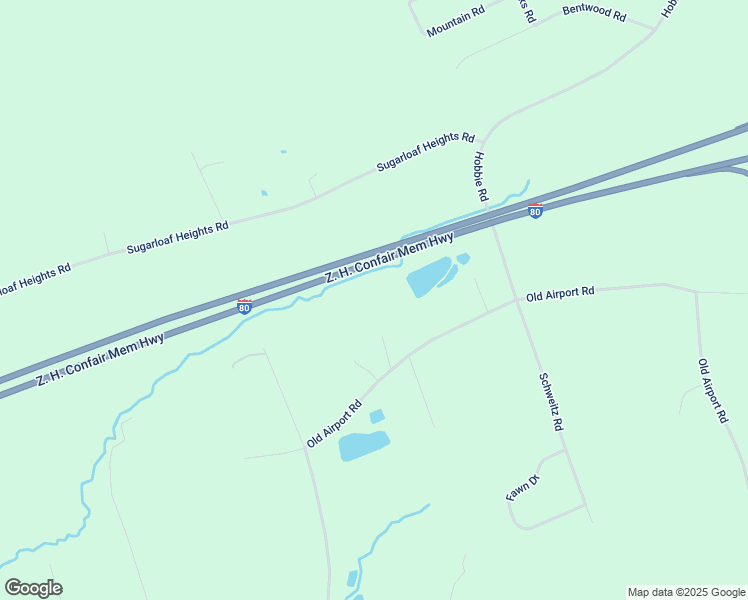 map of restaurants, bars, coffee shops, grocery stores, and more near 370 Old Airport Road in Drums